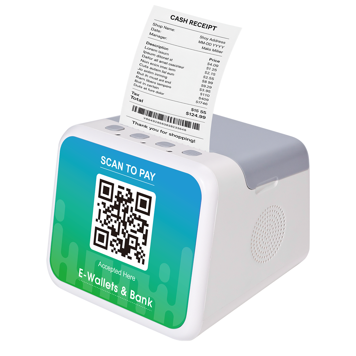 Mini Cash Register EMV Payment Terminal
